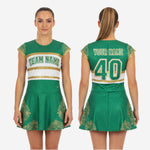 Personalized Cheer Competition Dress - Cheer Uniform in Green