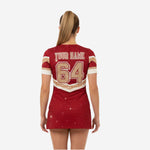 Personalized Cheer Competition Dress - Cheer Uniform in Red