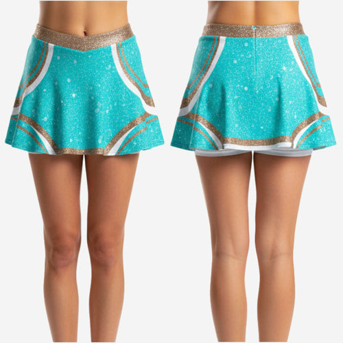 Custom Cheerleading Skirt - Pleated Cheer Skirt Team Design