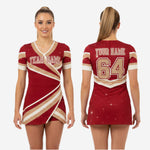 Personalized Cheer Competition Dress - Cheer Uniform in Red
