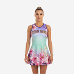 Sleeveless Cheerleading Uniform Dress - Custom Team Name & Number