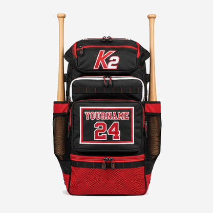 Personalized Baseball Bag - Custom Team Baseball Duffle Bag with Name