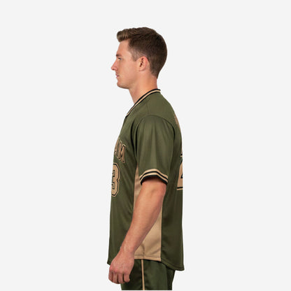 Custom Baseball Team Jersey - Full Button Baseball Jersey Custom Name & Number
