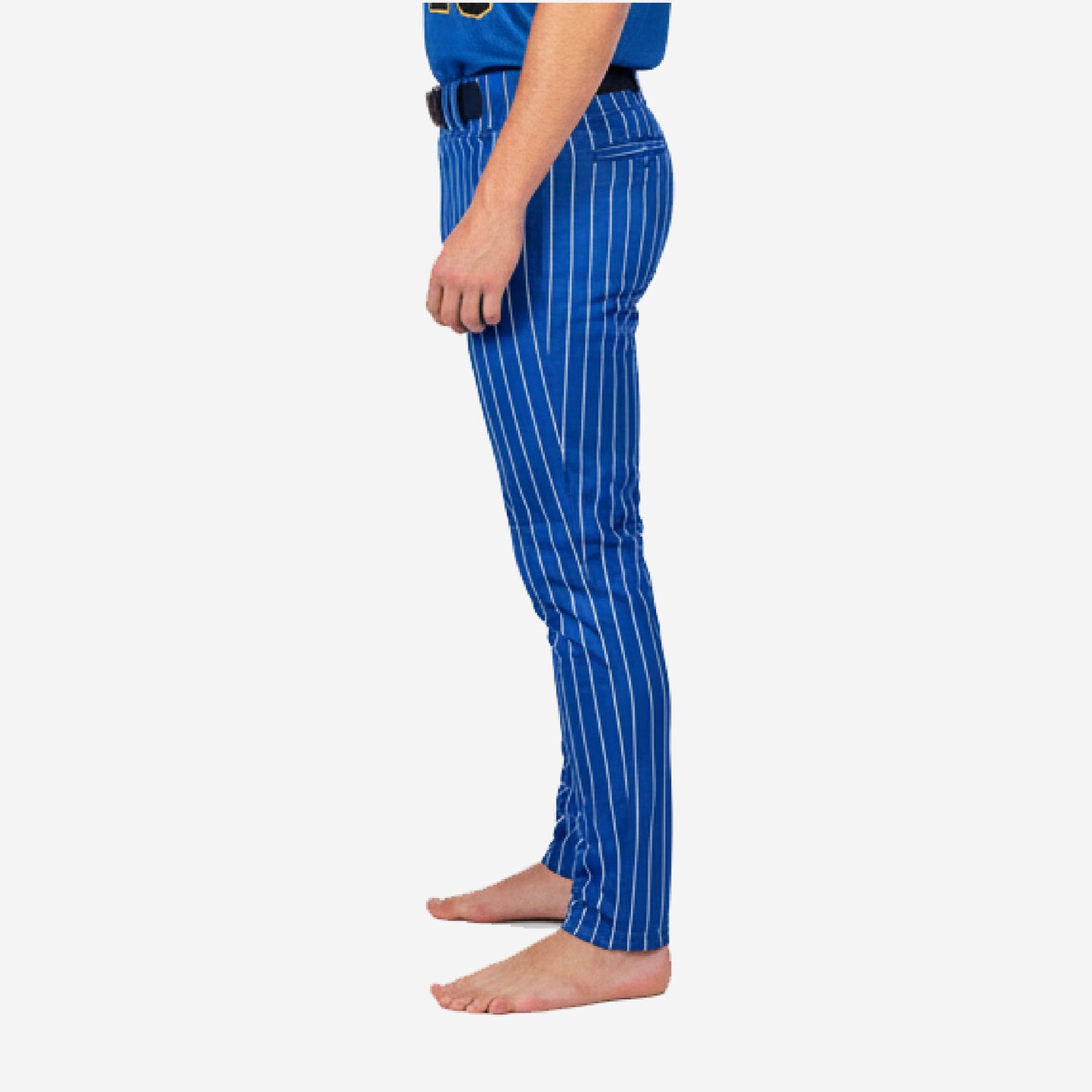 Custom Pinstripe Baseball Pants - Custom Team Colors Uniform Pants in Blue