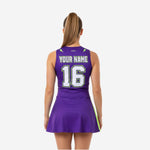 Personalized Cheer Competition Dress - Girls Cheer Uniform in Purple