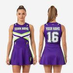 Personalized Cheer Competition Dress - Girls Cheer Uniform in Purple
