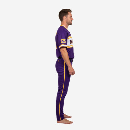 Personalized Baseball Team Uniform - Custom Jersey & Pants Set in Purple