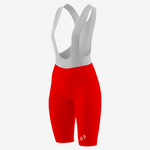 Premium Custom Red Cycling Bib Shorts for Women - K2 Sportswear | Custom Sports Uniforms & Apparels - K2 Sportswear