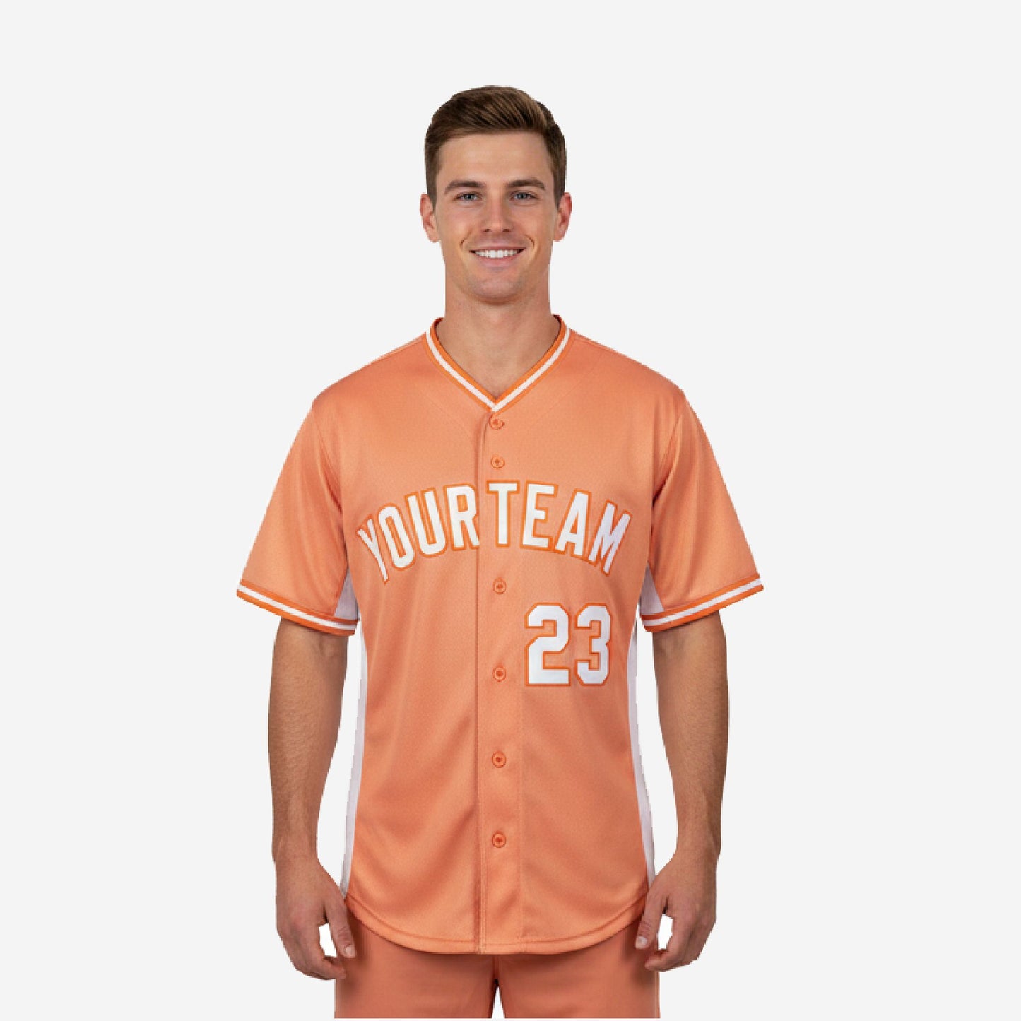 Custom Baseball Team Jersey - Full Button Baseball Jersey Custom Name & Number