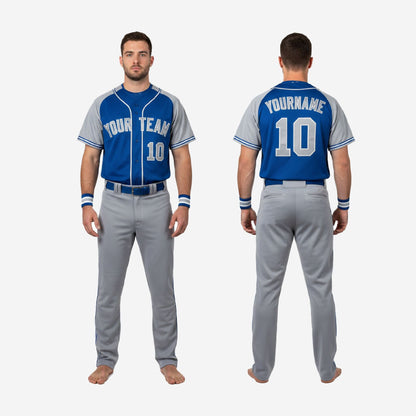 Personalized Baseball Uniform Set - Custom Jersey Pants Sublimation Team