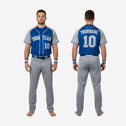 Personalized Baseball Uniform Set - Custom Jersey Pants Sublimation Team