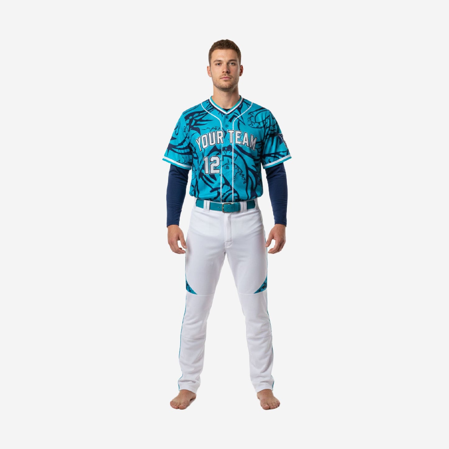 Personalized Baseball Uniform Set - Custom Jersey Pants Sublimation Team