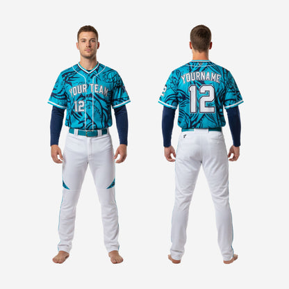 Personalized Baseball Uniform Set - Custom Jersey Pants Sublimation Team