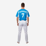 Personalized Baseball Uniform in Calestial Blue - Custom Jersey & Pants Complete Set