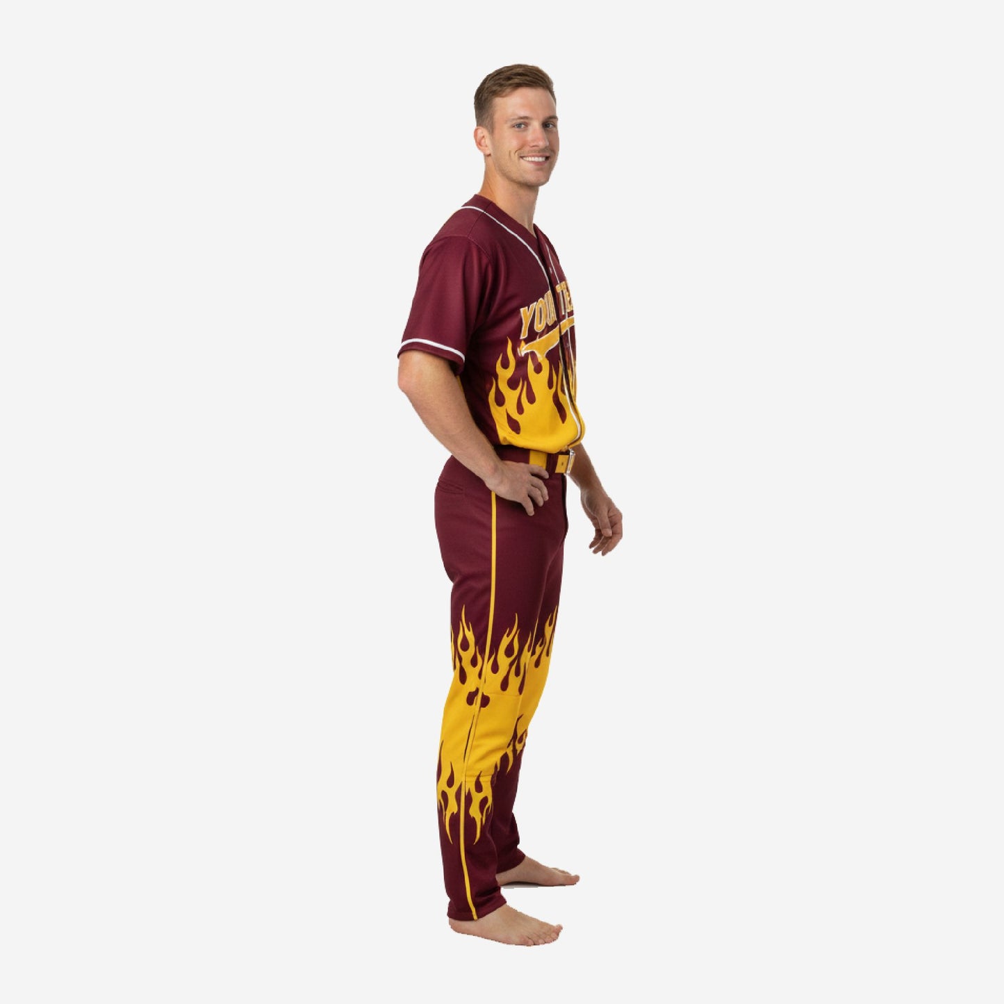 Personalized Baseball Uniform Set - Custom Jersey Pants Sublimation Team