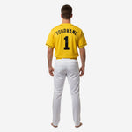 Personalized Baseball Uniform in Yellow - Custom Jersey & Pants Complete Set
