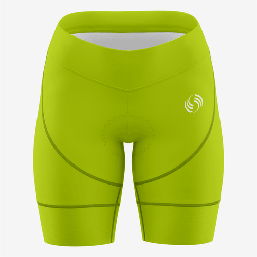 Personalized Apple Green Women's Cycling Shorts - K2 Sportswear | Custom Sports Uniforms & Apparels - K2 Sportswear