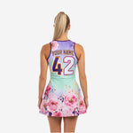 Sleeveless Cheerleading Uniform Dress - Custom Team Name & Number