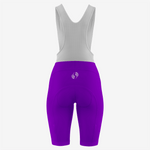 Personalized Purple Women’s Cycling Bib Shorts – Ultimate Ride Comfort - K2 Sportswear | Custom Sports Uniforms & Apparels - K2 Sportswear