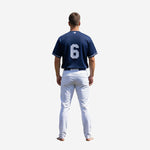 Custom Baseball Team Uniform in Navy - Jersey & Pants Custom Name Number Set