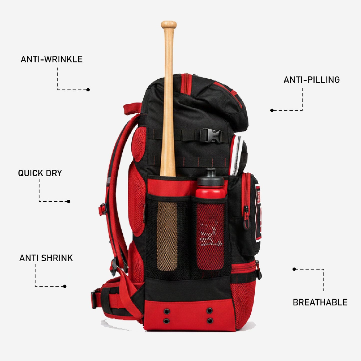 Personalized Baseball Bag - Custom Team Baseball Duffle Bag with Name