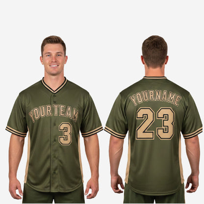 Custom Baseball Team Jersey - Full Button Baseball Jersey Custom Name & Number