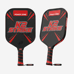 Custom Pickleball Paddle - Graphite Pickleball Racket in Black - K2 Strike Paddle