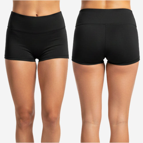 Black Custom Cheerleading Shorts - Competition Athletic Shorts