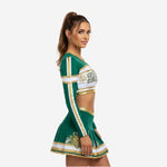 Custom Competition Cheerleading Uniform - Long Sleeve Crop Top & Skirt with Team Customization