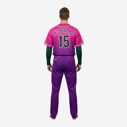 Custom Baseball Uniform - Complete Jersey Pants Set Team Name Number
