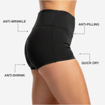 Black Custom Cheerleading Shorts - Competition Athletic Shorts