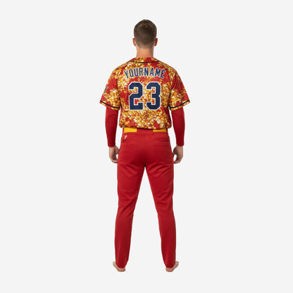 Custom Baseball Uniform - Complete Jersey Pants Set Team Name Number