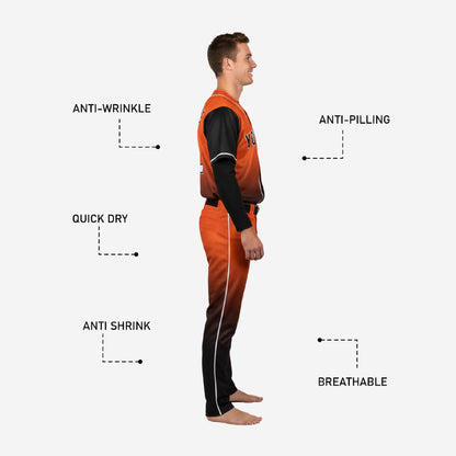 Custom Baseball Uniform - Complete Jersey Pants Set Team Name Number