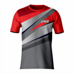 Basketball Short Sleeve Shooting Shirt in Red and Gray RSBSSSS-008 - K2 Sportswear | Custom Sports Uniforms & Apparels - K2 Sportswear
