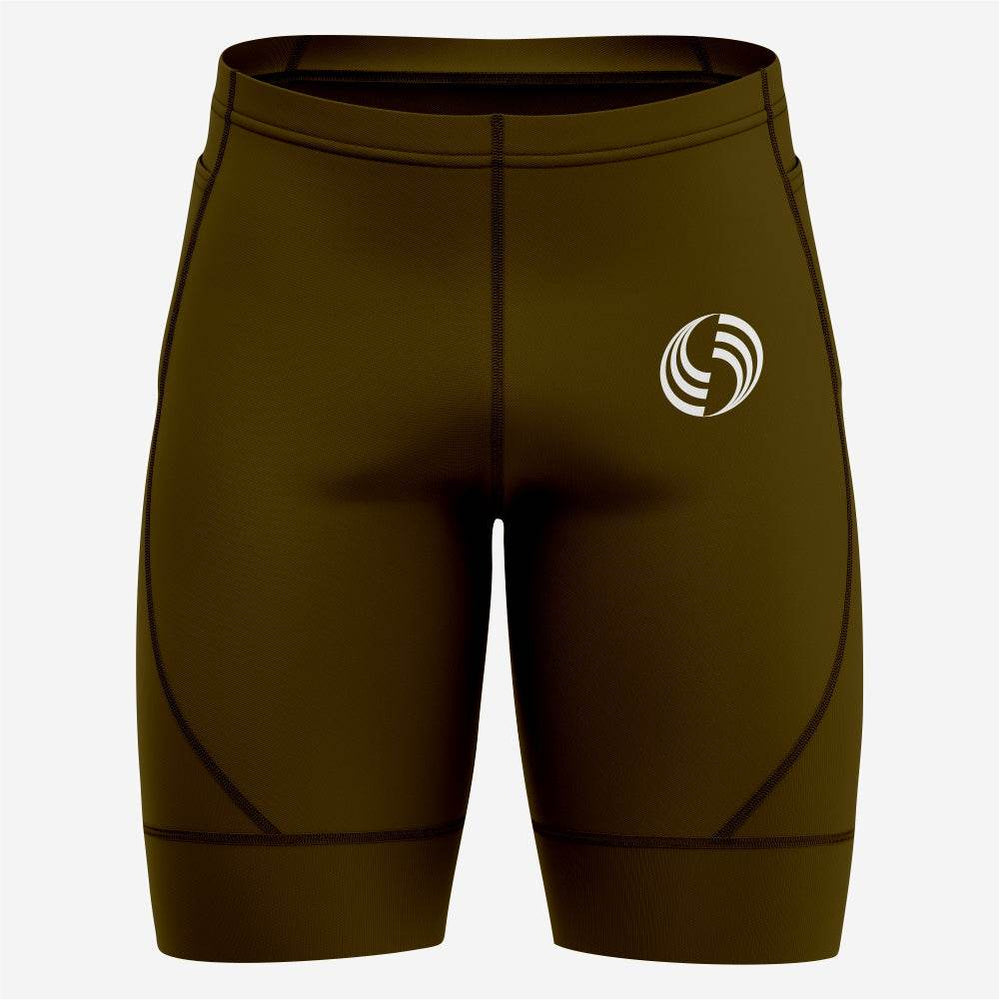 Herren Custom Performance Dunkelbraune Radhose