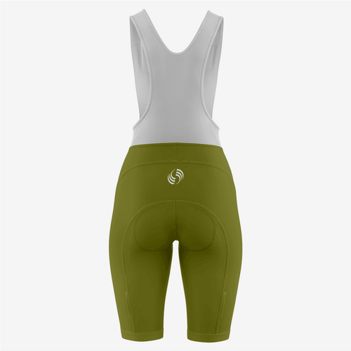 Custom Army Green Women's Cycling Bib Shorts – Perfect Fit - K2 Sportswear | Custom Sports Uniforms & Apparels - K2 Sportswear