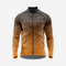 Men’s Orange Long Sleeve Cycling Jersey for Road Riders