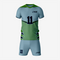 Premium Custom Cadet Grey Volleyball Uniform Set