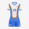 Personalized Blue Volleyball Uniform Set for Athletes