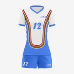 Personalized Blue Volleyball Uniform Set for Athletes - K2 Sportswear | Custom Sports Uniforms & Apparels - K2 Sportswear