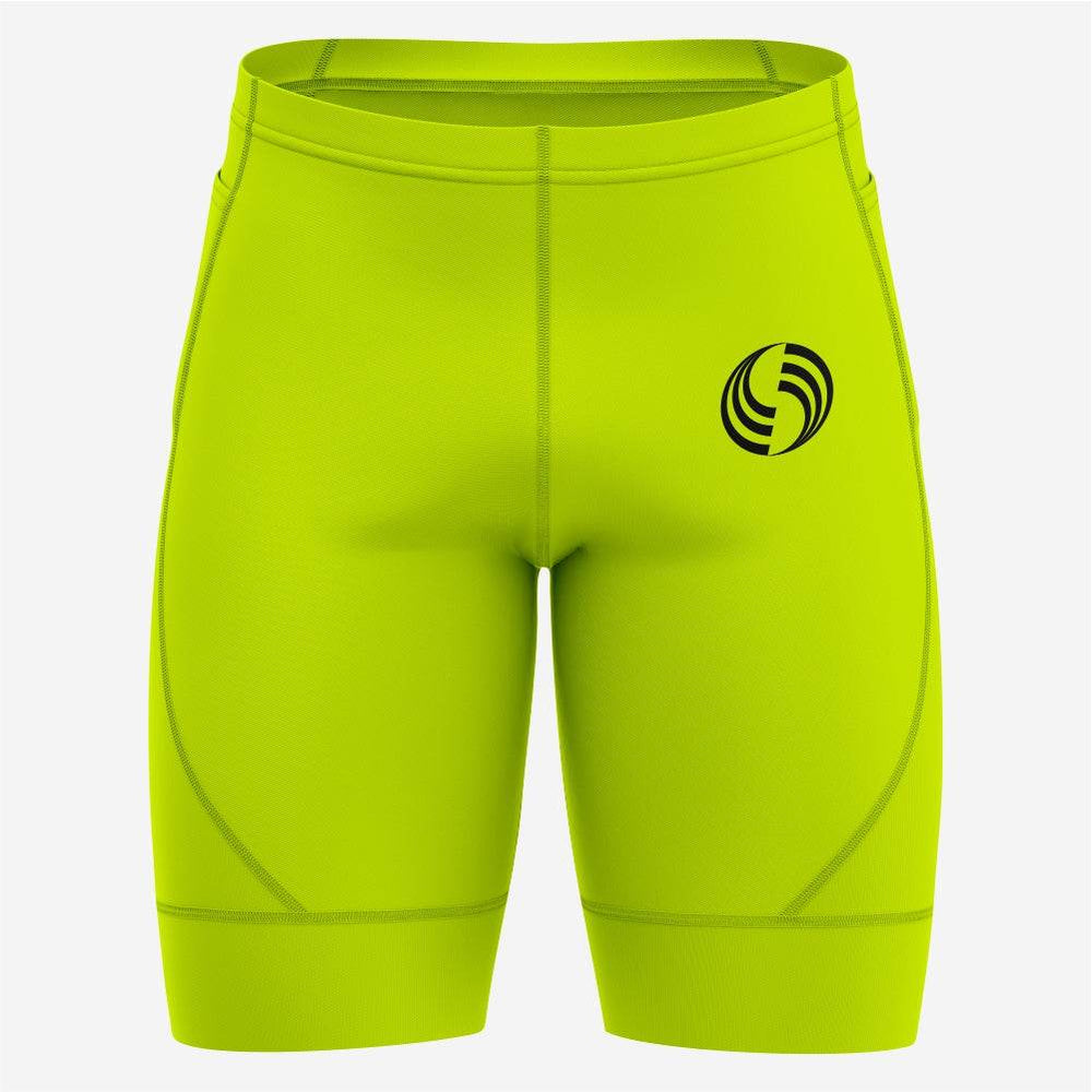 Anpassbare Herren-Radhose – Gelb Grün Pro Fit