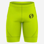Customizable Men's Cycling Shorts - Yellow Green Pro Fit - K2 Sportswear | Custom Sports Uniforms & Apparels - K2 Sportswear