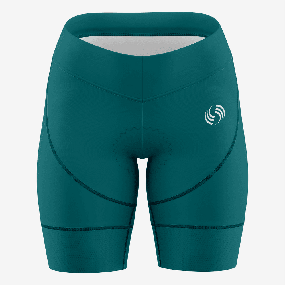 Custom Dark Green Women's Cycling Shorts – Perfect Fit