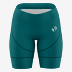 Custom Dark Green Women's Cycling Shorts – Perfect Fit - K2 Sportswear | Custom Sports Uniforms & Apparels - K2 Sportswear