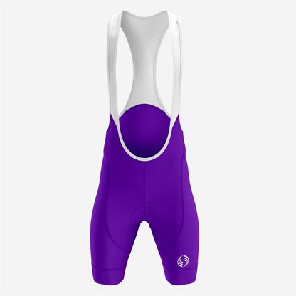 Premium Indigo Purple Cycling Bib Shorts for Men