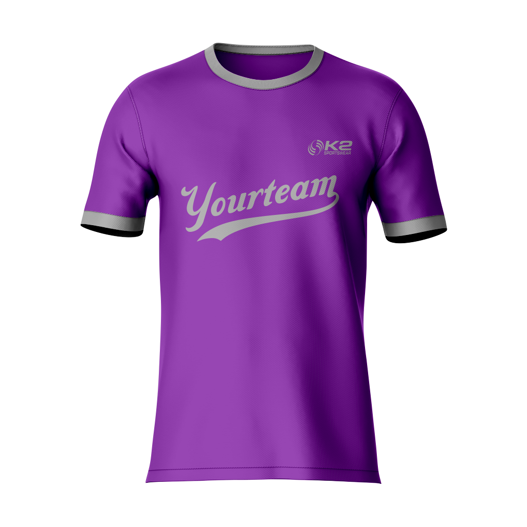 Purple Baseball Jersey with Custom Name and Number