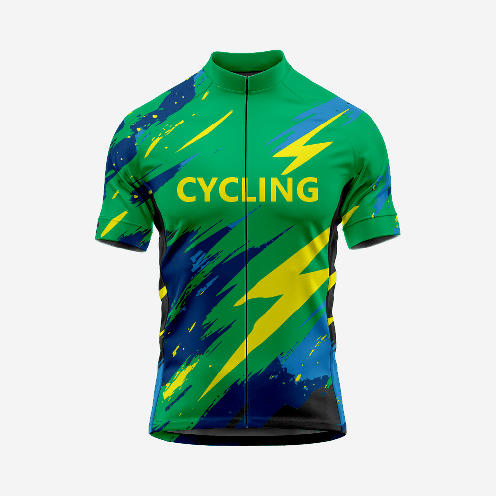 High Performance Men’s Cycling Short Sleeve Jersey for Riders