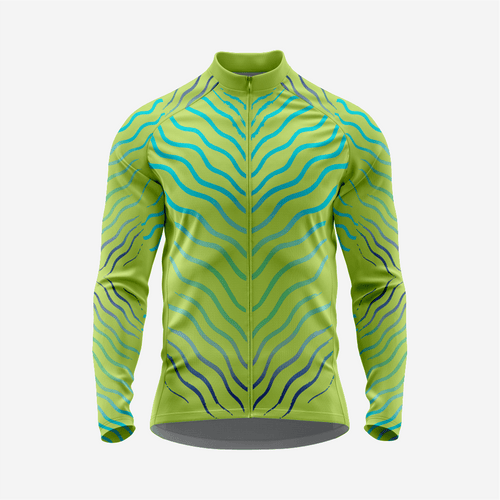 Olive Men’s Long Sleeve Cycling Jersey Durable Bicycle Jerseys Mens - K2 Sportswear | Custom Sports Uniforms & Apparels - K2 Sportswear