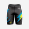 Mens Padded Bicycle Shorts with Breathable Compression Fabric