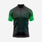 Men's Hexagon Pattern Black Cycling Jersey | Short Sleeve Performance Bike Shirt